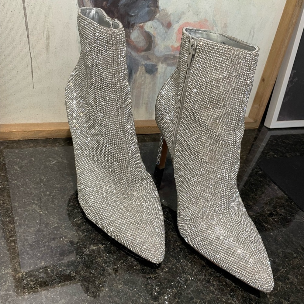 Gianni Bini Rhinestone Booties